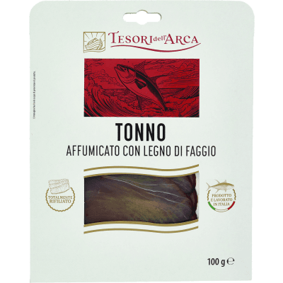 TESORI DELL'ARCA Tonno Affumicato con Legno di Faggio 100 g