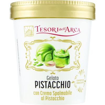 TESORI DELL'ARCA Gelato Pistacchio con Crema al Pistacchio 230 g