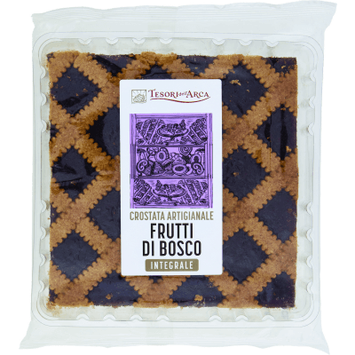 TESORI DELL'ARCA Crostata Artigianale Frutti di Bosco Integrale 500 g