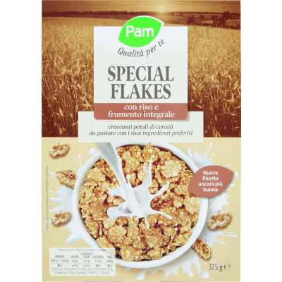 PAM Qualità per te Special Flakes con riso e frumento integrale 375 g