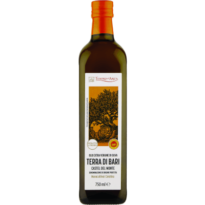 TESORI DELL'ARCA Olio Extra Vergine di Oliva Terra di Bari Castel del Monte DOP 750 ml