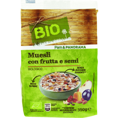 BIO Muesli con frutta e semi 350 g