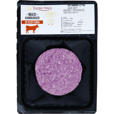Tesori dell'Arca Maxi Hamburger di Scottona 200 g