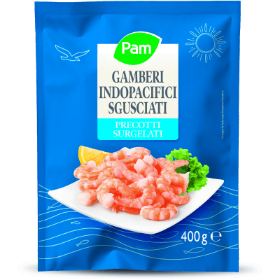 PAM gamberi indopacifici sgusciati precotti surgelati