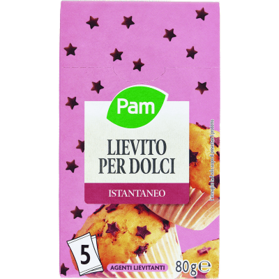 PAM Lievito per Dolci Istantaneo 5 x 16 g