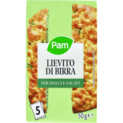 PAM Lievito di Birra per Dolci e Salati 5 x 10 g