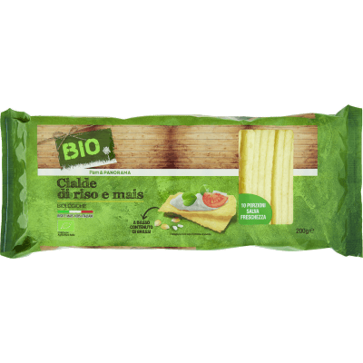 BIO Cialde di riso e mais Biologiche 200 g