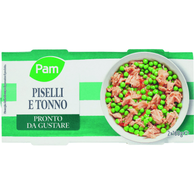 PAM Piselli e Tonno 2 x 160 g