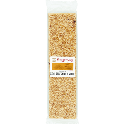 TESORI DELL'ARCA Croccante di Semi di Sesamo e Miele 100 g