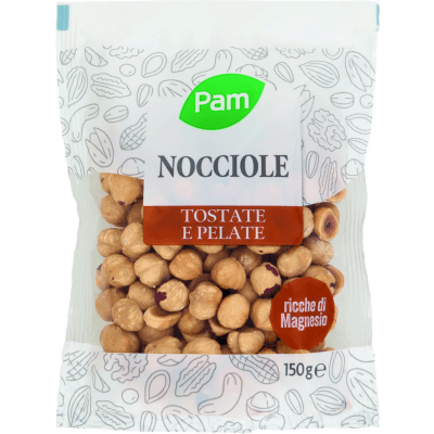 PAM Nocciole Tostate e Pelate 150 g