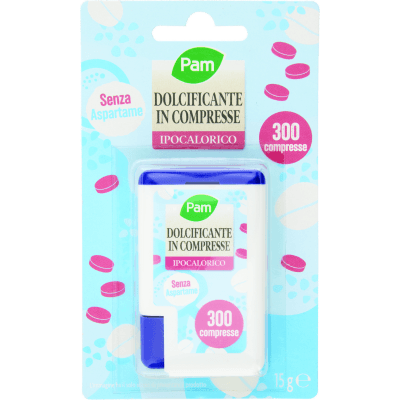 PAM PANORAMA Dolcificante in compresse ipocalorico 15g (50mg x 300)
