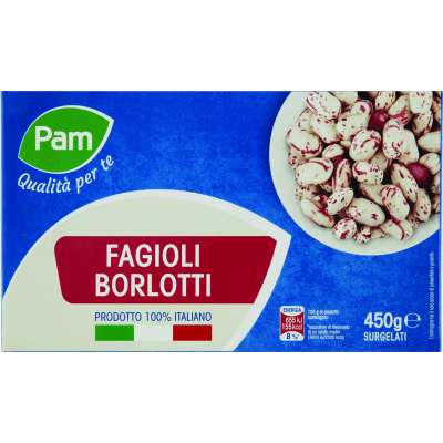 PAM Qualità per te Fagioli Borlotti Surgelati 450 g