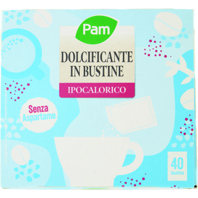 PAM Dolcificante in Bustine Ipocalorico 40 x 1 g