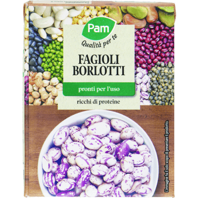 PAM Qualità per te Fagioli Borlotti 380 g