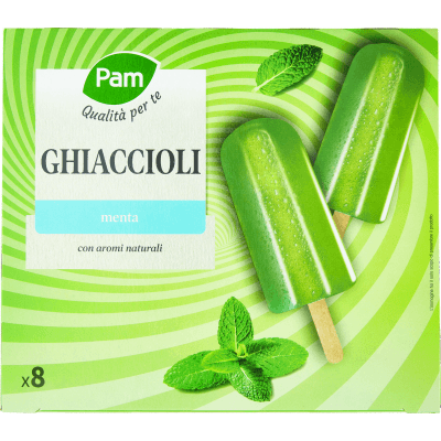 PAM Qualità per te Ghiaccioli menta 8 x 70 g