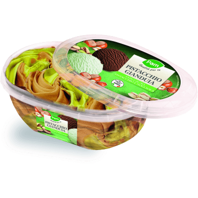 PAM gelato pistacchio gianduia