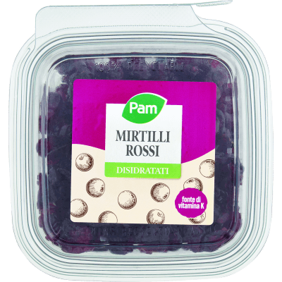 PAM Mirtilli Rossi Disidratati 250 g