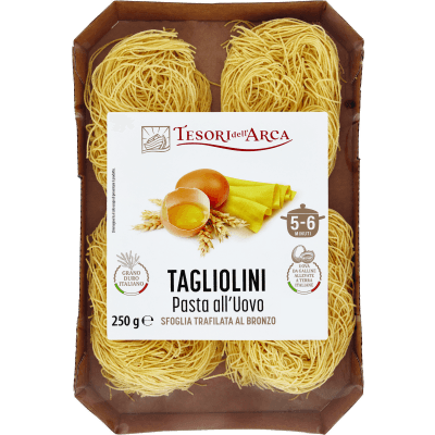 TESORI DELL'ARCA Tagliolini Pasta all'Uovo 250 g