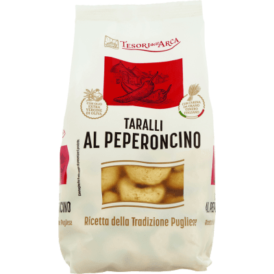 TESORI DELL'ARCA Taralli al Peperoncino 250 g