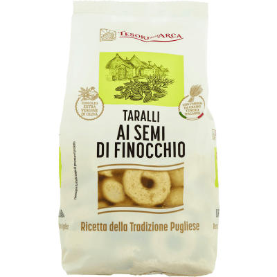 TESORI DELL'ARCA Taralli ai Semi di Finocchio 250 g