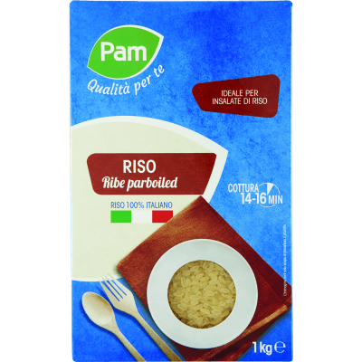 PAM Qualità per te Riso Ribe Parboiled 1 kg