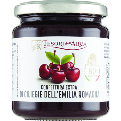 TESORI DELL'ARCA Confettura Extra di Ciliegie dell'Emilia Romagna 340 g