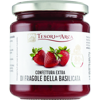 TESORI DELL'ARCA Confettura Extra di Fragole della Basilicata 340 g