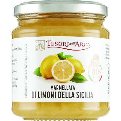 TESORI DELL'ARCA Marmellata di Limoni della Sicilia 340 g