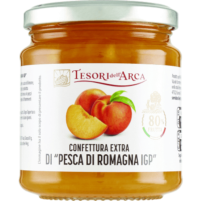 TESORI DELL'ARCA Confettura Extra di "Pesca di Romagna IGP" 340 g