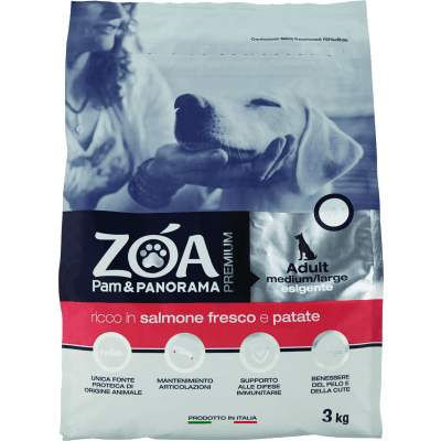 ZOA PREMIUM Adult medium/large esigente ricco in salmone fresco e patate 3 kg