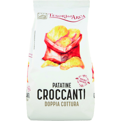 TESORI DELL'ARCA Patatine Croccanti Doppia Cottura 130 g