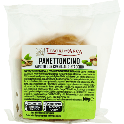 PAM Qualità per te Panettoncino Farcito con crema di pistacchio 100 g