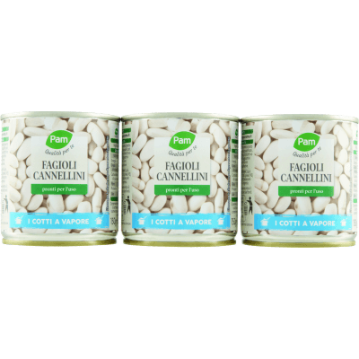PAM PANORAMA Fagioli Cannellini 150g x 3