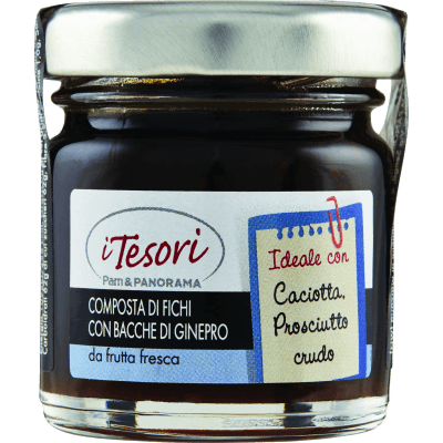 I TESORI Composta di Fichi con Bacche di Ginepro 42 g