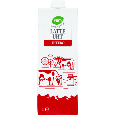 PAM Qualità per te Latte UHT Intero 1 L