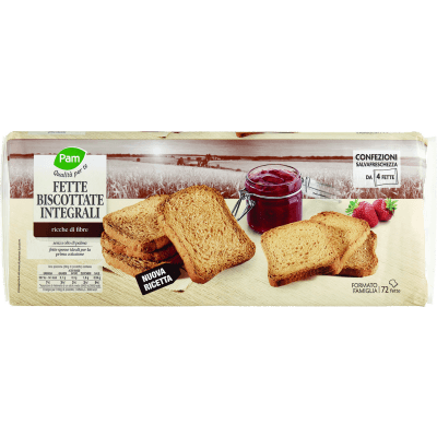 PAM Qualità per te Fette Biscottate Integrali 18 x 36 g