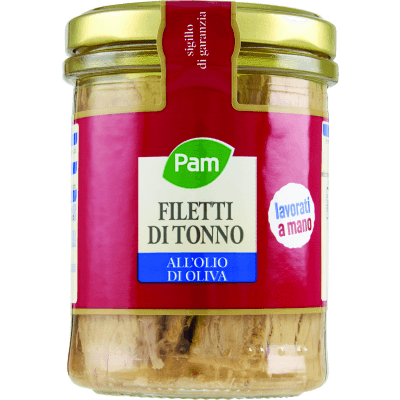 PAM Filetti di Tonno all'Olio di Oliva 180 g