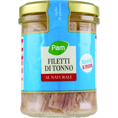 PAM Filetti di Tonno al Naturale 180 g