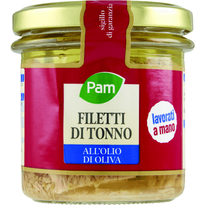 PAM Filetti di Tonno all'Olio di Oliva 130 g