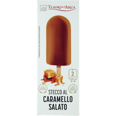 TESORI DELL'ARCA Stecco al Caramello Salato 2 x 70 g