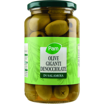 PAM Olive Giganti Denocciolate in Salamoia 545 g