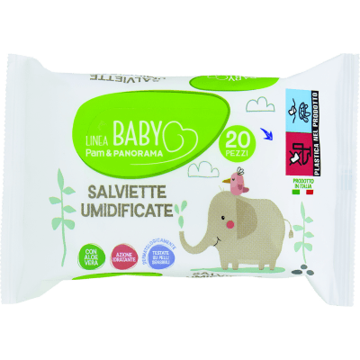 PAM PANORAMA Linea Baby Salviette Umidificate 20 pz