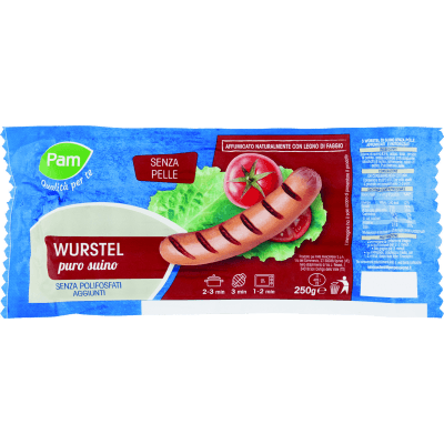 PAM Qualità per te Wurstel puro suino 250 g