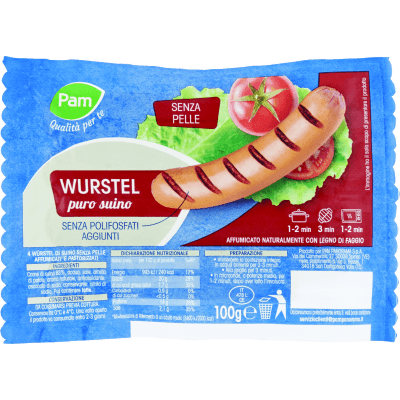 PAM Qualità per te Wurstel puro suino 100 g