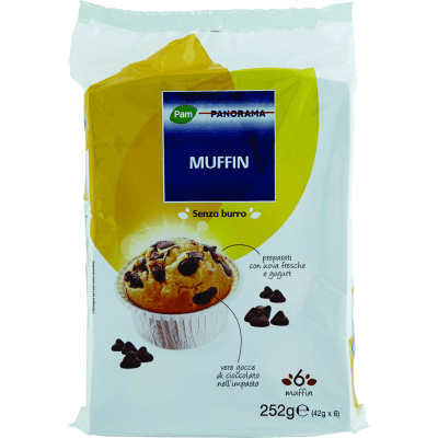 PAM PANORAMA Muffin 252g (42g x 6)