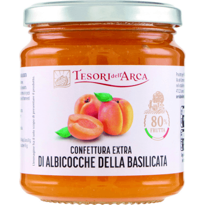 TESORI DELL'ARCA Confettura Extra di Albicocche della Basilicata 340 g
