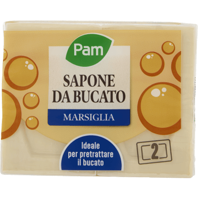 ARKALIA CASA Sapone per Bucato a Mano Marsiglia 500g (250g x 2)