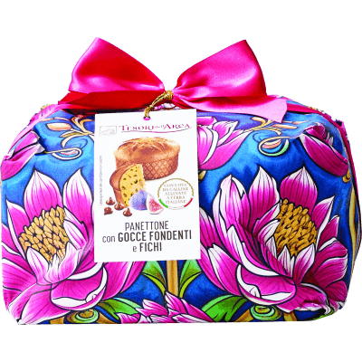 TESORI DELL'ARCA Panettone con Gocce Fondenti e Fichi 1000 g
