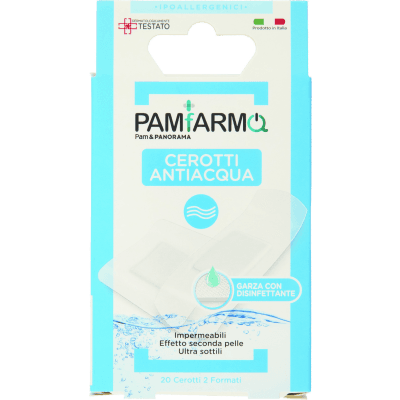 PAM PANORAMA Cerotti Antiacqua 2 Formati 20 pz