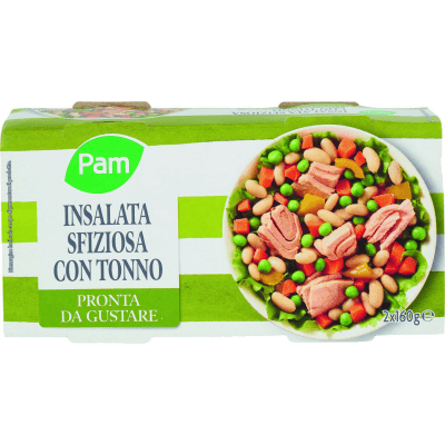 PAM Insalata Sfiziosa con Tonno 2 x 160 g